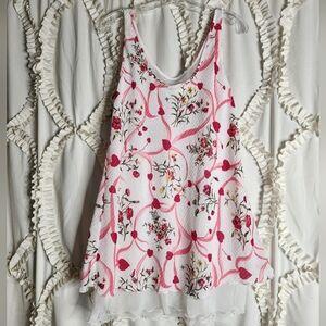 Victoria's Secret Vintage Gold Label Slip Hearts Floral Romantic Sz Large